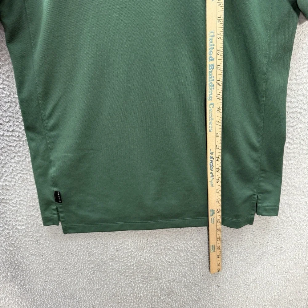 Green Bay Packers Shirt Adult Medium Green Polo Nike Dri Fit Performance Stretch